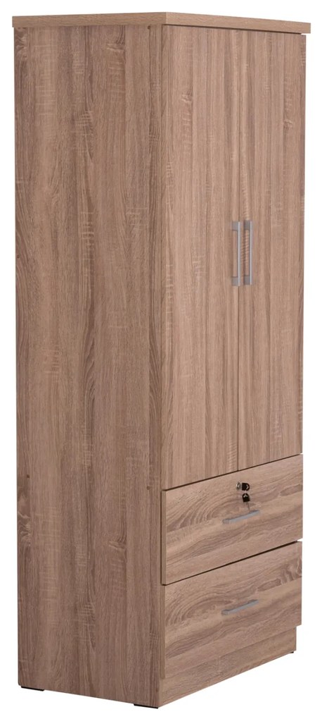 ΝΤΟΥΛΑΠΑ ΜΕ ΣΥΡΤΑΡΙΑ REINA HM2484.11 SONAMA OAK ΜΕΛΑΜΙΝΗ 80x48x183Υεκ.