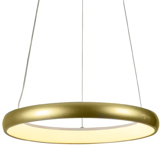 ΚΡΕΜΑΣΤΟ Φ/Σ LED 32W 2500LM CCT IP20 ΧΡΥΣΟ ΜΕΤΑΛΛΙΚΟ + ΑΚΡΥΛΙΚΟ ACA HM23LEDP60GDCCT