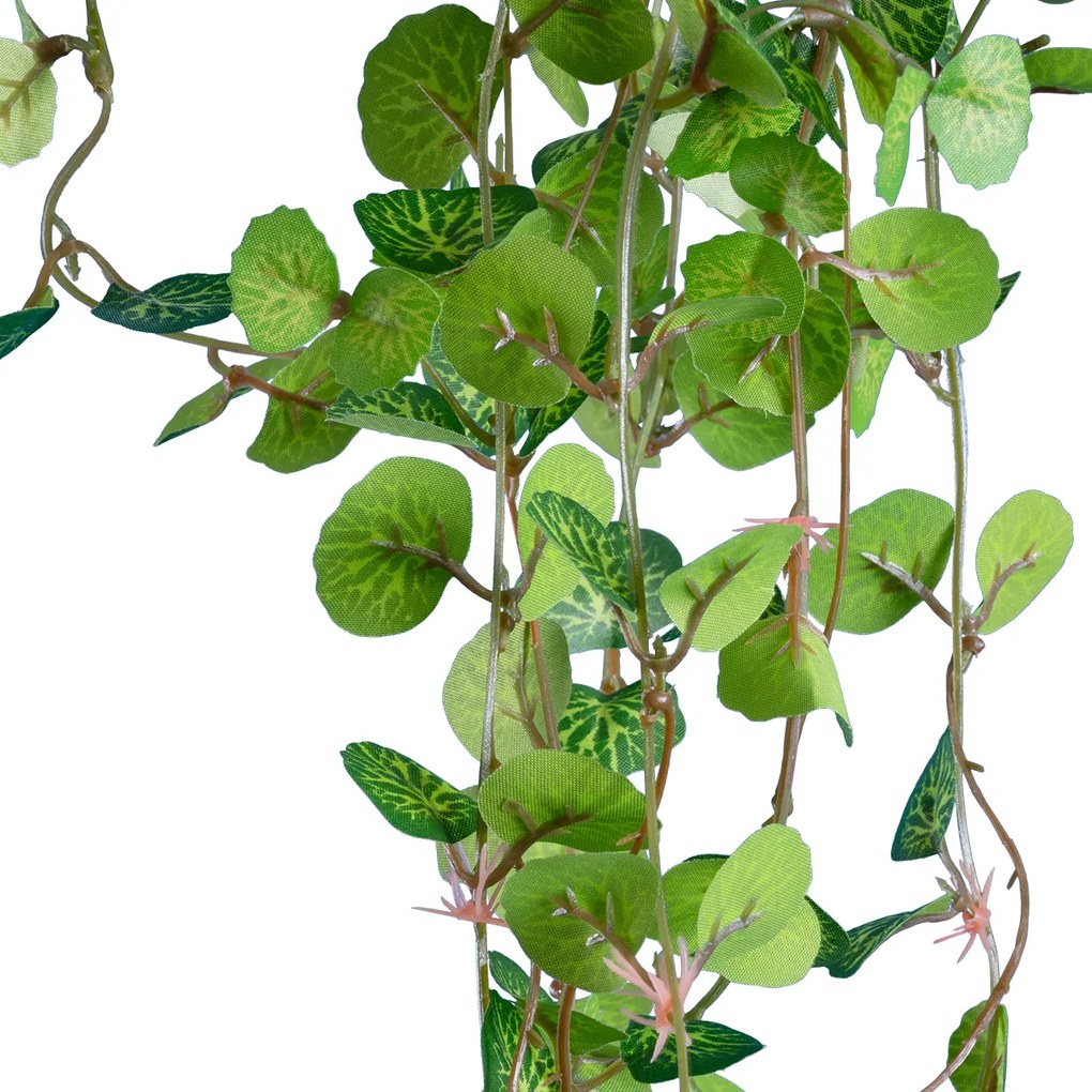 GloboStar® Artificial Garden IVY HANGING BRANCH 20237 Τεχνητό Διακοσμητικό Κρεμαστό Φυτό Κισσός Υ75cm