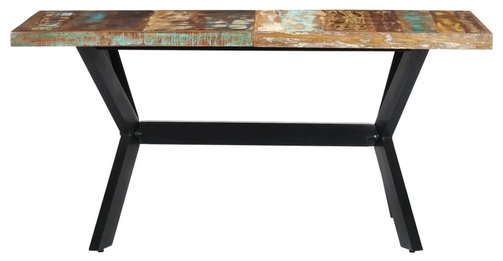 vidaXL Τραπεζαρία 160 x 80 x 75 εκ. από Μασίφ Ανακυκλωμένο Ξύλο