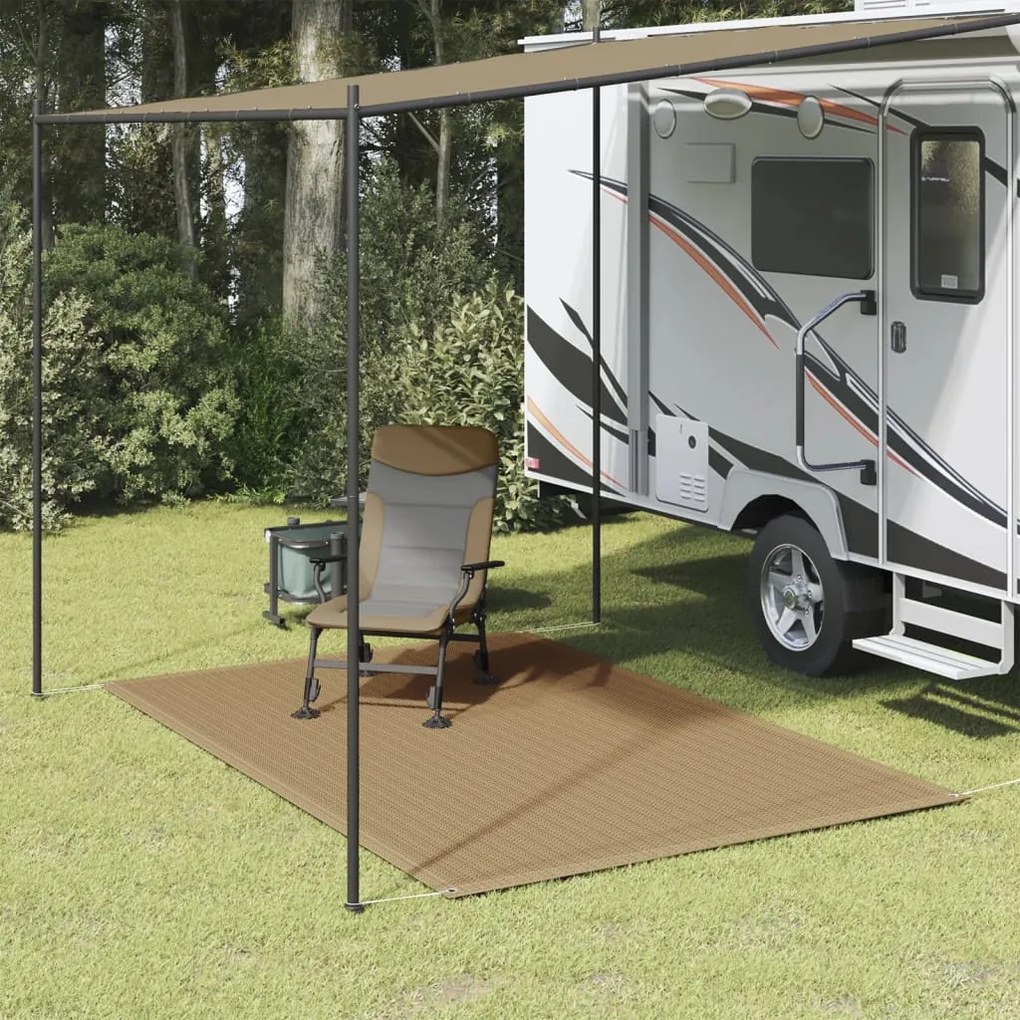vidaXL Χαλί Σκηνής Taupe 200 x 300 εκ.