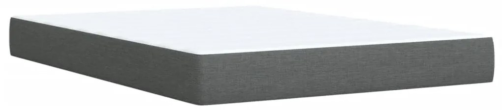 ΚΡΕΒΑΤΙ BOXSPRING ΜΕ ΣΤΡΩΜΑ ΣΚΟΥΡΟ ΓΚΡΙ 160X200 ΕΚ ΥΦΑΣΜΑΤΙΝΟ 3289815