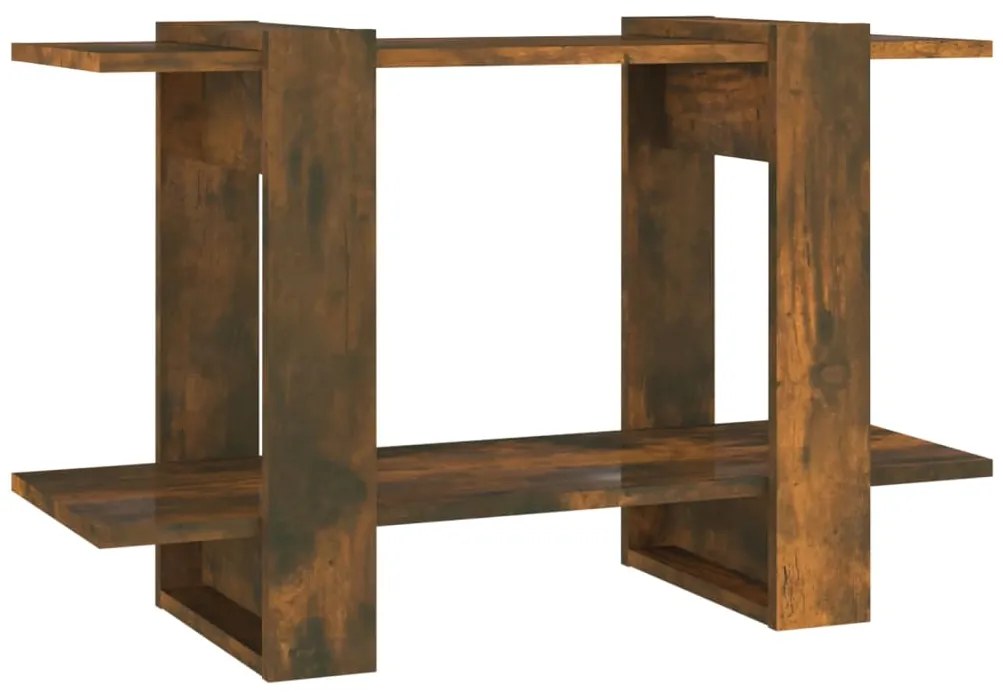 vidaXL Βιβλιοθήκη/Διαχωριστικό Χώρου Καπνιστή Δρυς 80x30x51 εκ.