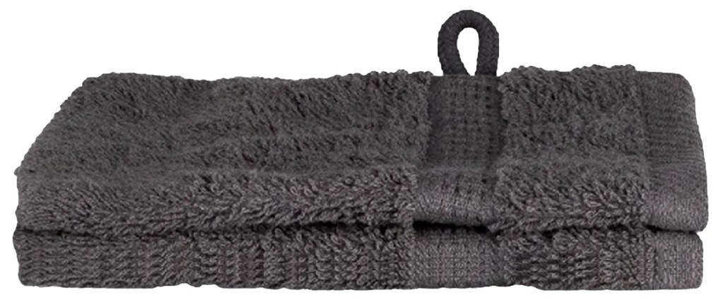 vidaXL Πετσέτες 2 pcs Ανθρακί 15 x 21 cm Βαμβάκι