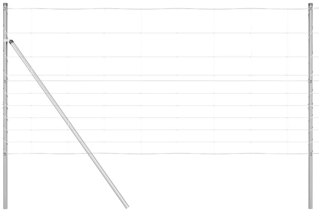 vidaXL Field Fence 1.2x25 μ Γαλβανισμένος χάλυβας