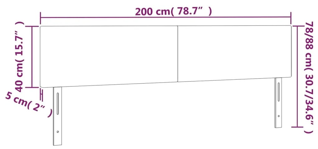 ΚΕΦΑΛΑΡΙ ΚΡΕΒΑΤΙΟΥ LED ΚΡΕΜ 200X5X78/88 ΕΚ. ΥΦΑΣΜΑΤΙΝΟ 3121359