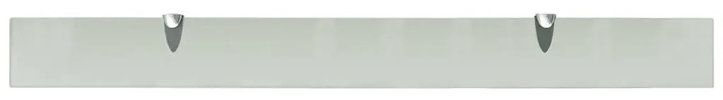 vidaXL Ράφι Τοίχου 8 χιλ. 100 x 10 εκ. Γυάλινο