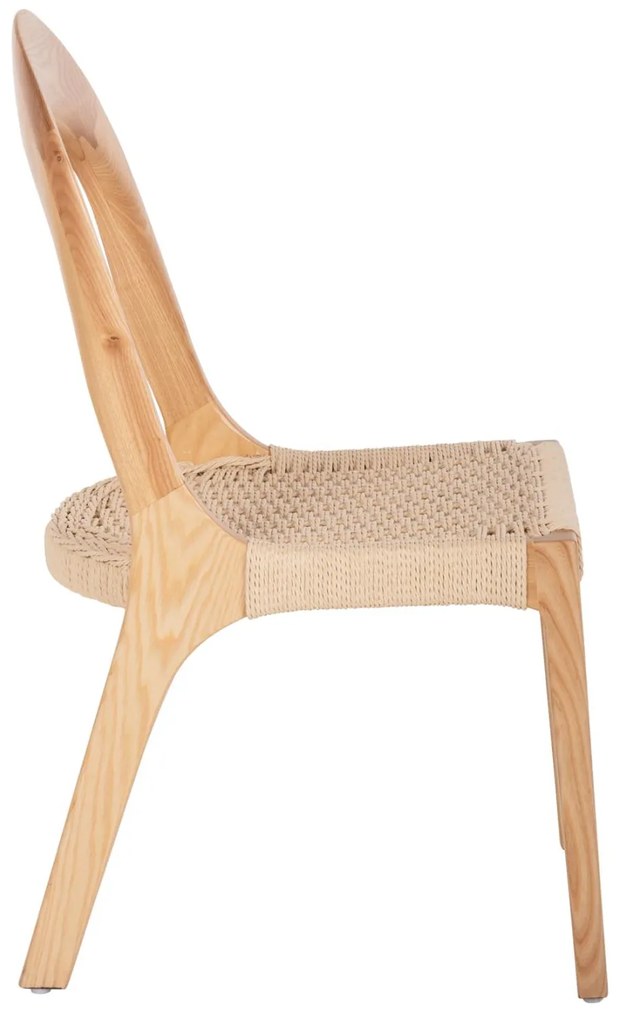 Καρέκλα C9876 Ξύλο Φράξινος και Paper Rope 47x52x86,5Υεκ. 47x52x86.5 εκ.