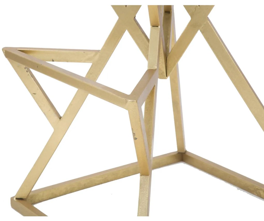 Σκαμπό Μπαρ Χρυσό/Μαύρο PIRAMID 40x40x75