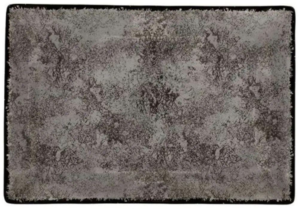 Πιατέλα Ορθογώνια Πορσελάνινη PR18274621 31x21cm Grey Oriana Ferelli® Πορσελάνη