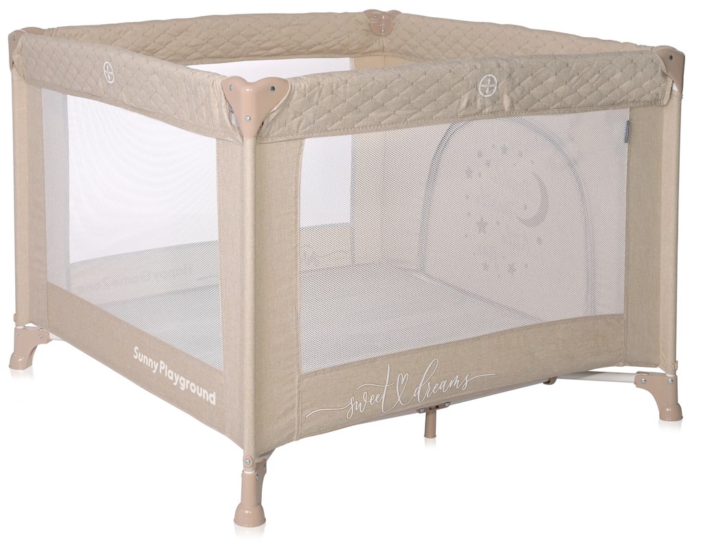LORELLI ΠΑΡΚΟ SUNNY PLAYGROUND FOG BEIGE STAR 10080602217