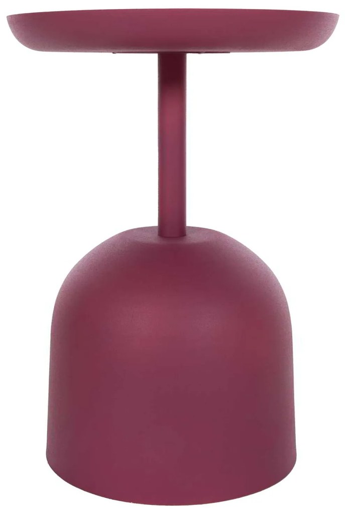 ΤΡΑΠΕΖΙ ΒΟΗΘΗΤΙΚΟ ΣΤΡΟΓΓΥΛΟ DELBEL HM4262.06 ΜΕΤΑΛΛΟ ΣΕ ΡΟΖ Φ36x49Υ εκ.