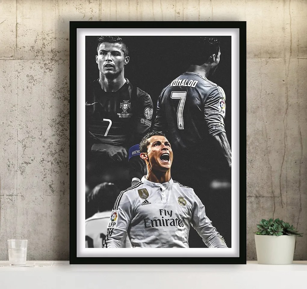 Πόστερ &amp; Κάδρο Cristiano Ronaldo SC034 21x30cm Εκτύπωση Πόστερ (χωρίς κάδρο)