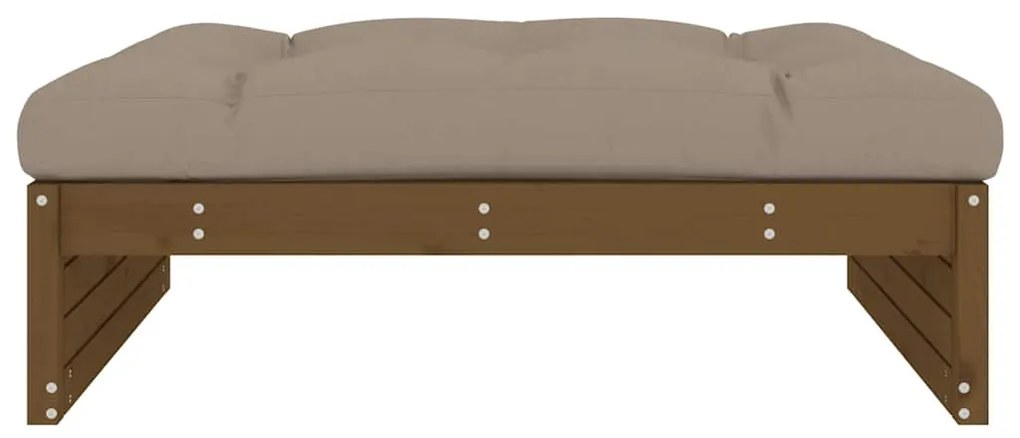 vidaXL Υποπόδιο Κήπου Μελί 120 x 80 εκ. από Μασίφ Ξύλο Πεύκου