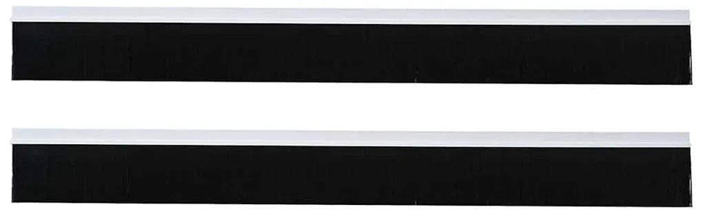 vidaXL Αυτοκόλλητες σφραγίδες πόρτας 2 pcs Λευκό 100 cm