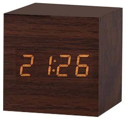 Ψηφιακό ρολόι - Ξυπνητήρι - ET008 - 909474 - Brown-909474_br