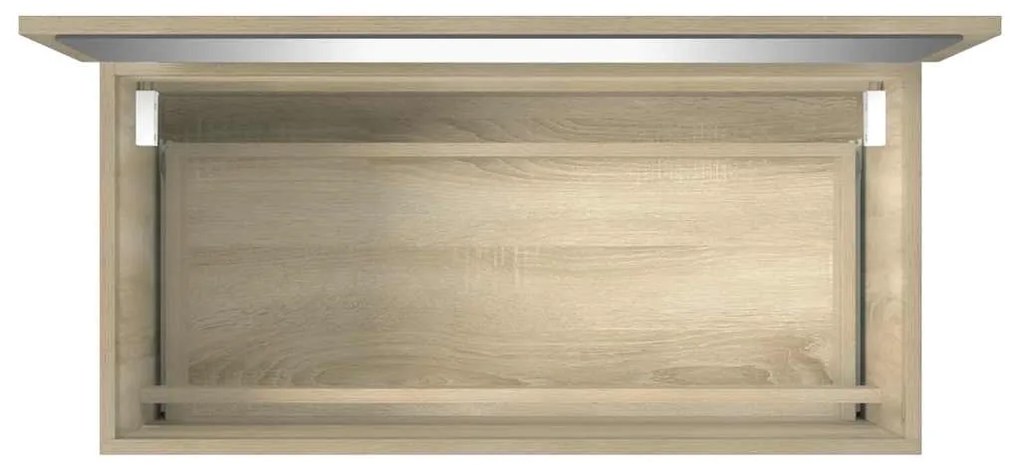 vidaXL Ντουλάπι Μπάνιου με Καθρέφτη Sonoma δρυς 80x38,5x45 εκ.