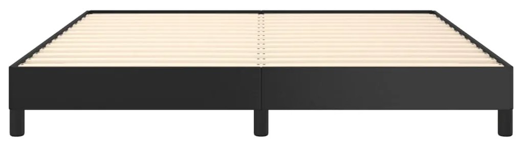 vidaXL Πλαίσιο Κρεβατιού Μαύρο 180x200 εκ. από Συνθετικό Δέρμα