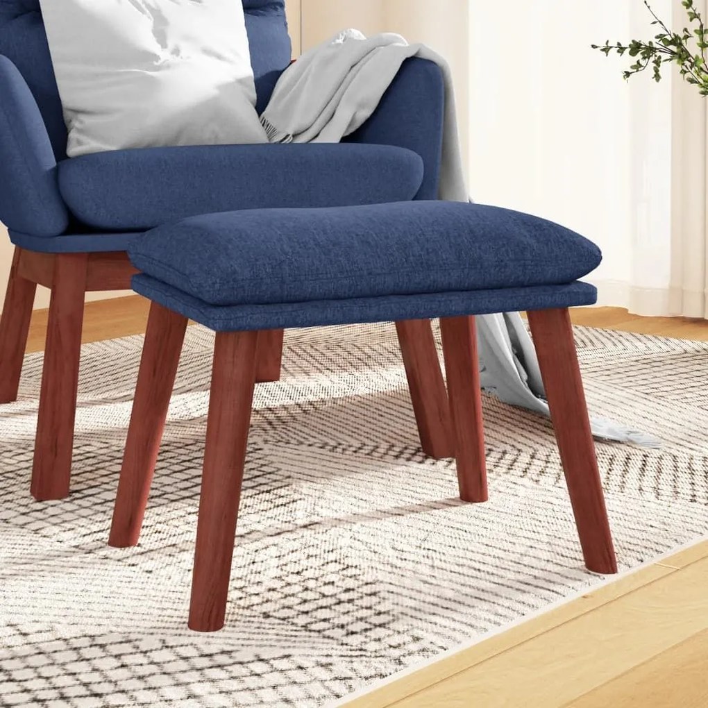 Υποπόδιο Μπλε 45 x 29,5 x 35 εκ. Υφασμάτινο 341461
