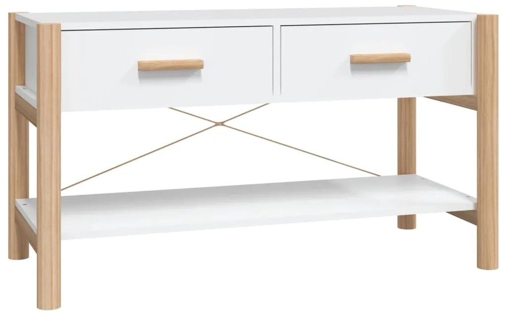 vidaXL Έπιπλο Τηλεόρασης Λευκό 82 x 38 x 45 εκ. Επεξεργασμένο Ξύλο