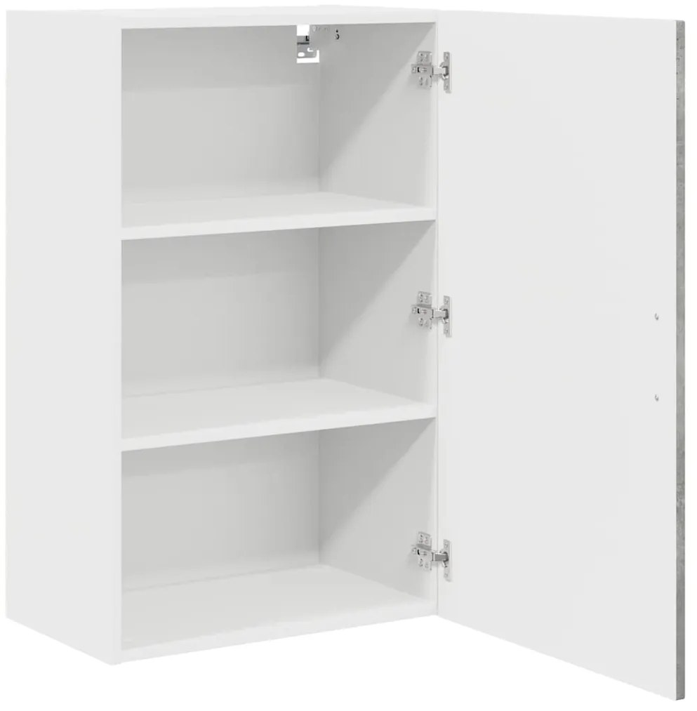 vidaXL Ντουλάπα Κουζίνας με ράφι Σκυρόδεμα Γκρι 50 x 31 x 80 εκ.