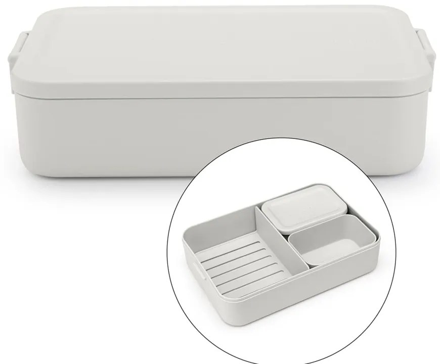 Brabantia 1006292 Δοχείο Φαγητού Πλαστικό Make&amp;Take 2L, Light Grey