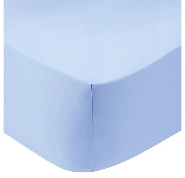 Κατωσέντονο Cotton Feelings με λάστιχο 103 Light Blue Διπλό (160x200+30)