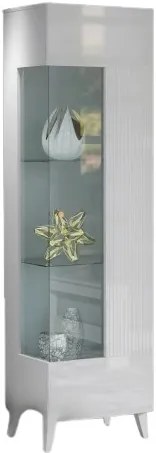 Βιτρίνα Enigma-Leuko - 50.00Χ40.00Χ182.00cm