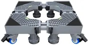 Βάση λευκών συσκευών TOOL-0066 με ρόδες, ρυθμιζόμενη, max 600kg, γκρι