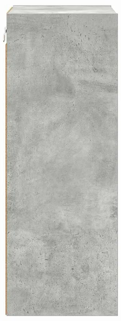 vidaXL Κρεμαστό ντουλάπι Riga Σκυρόδεμα Γκρι 40 x 29,5 x 80 εκ.