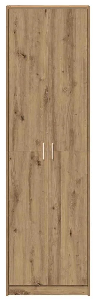 vidaXL Ντουλάπι artisan δρυς 55 x 25 x 189 εκ. Επεξεργασμένο ξύλο