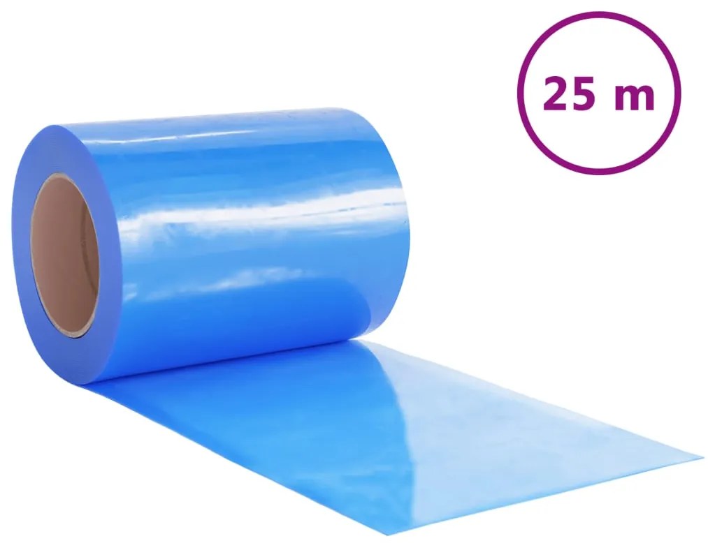 vidaXL Λωριδοκουρτίνα Μπλε 25 μ. 300 χιλ. x 2,6 χιλ. από PVC