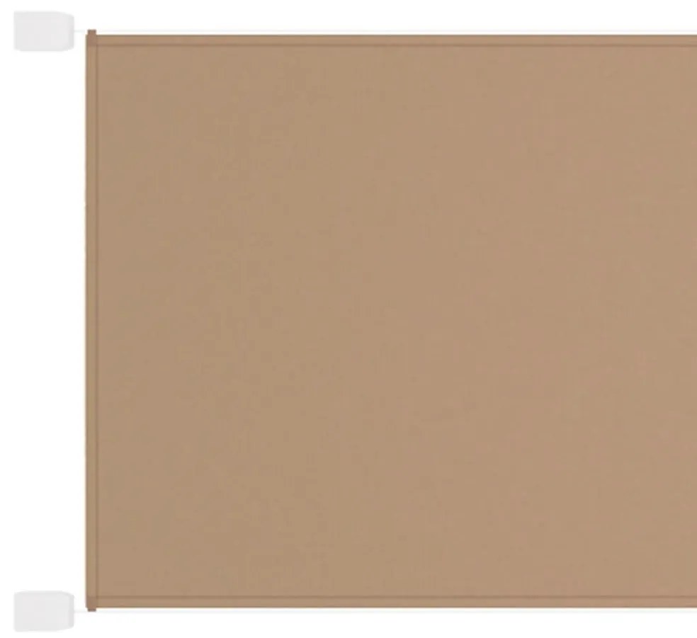 Τέντα Κάθετη Taupe 140 x 800 εκ. από Ύφασμα Oxford - Μπεζ-Γκρι