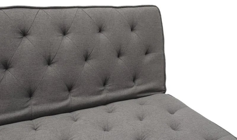 Καναπές - Κρεβάτι Marco 3θέσιος Ύφασμα Γκρί 180x80x80 εκ. 180x80x80 εκ.