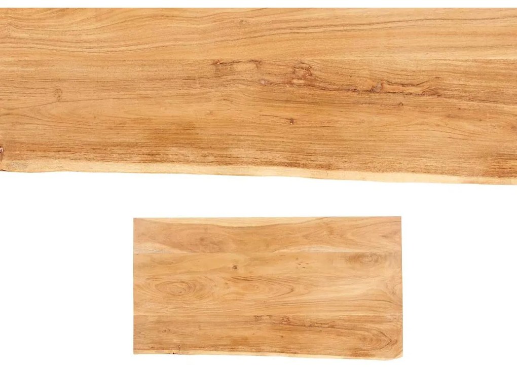 Βοηθητικό Τραπέζι Gift Decor Live Edge Καφέ Μαύρο 120 x 60 x 46 cm 120 x 4 x 60 cm