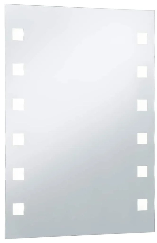 vidaXL Καθρέφτης Μπάνιου Τοίχου με LED 60 x 80 εκ.