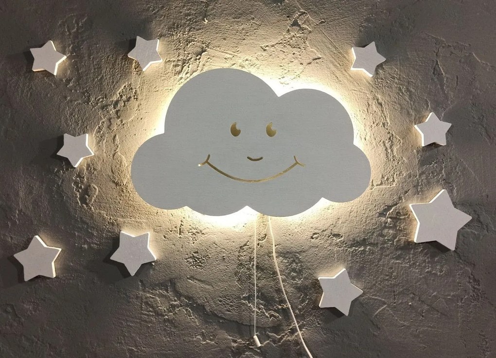 Παιδικό φωτιστικό νυκτός LED   Σύννεφο   SmartLeo
