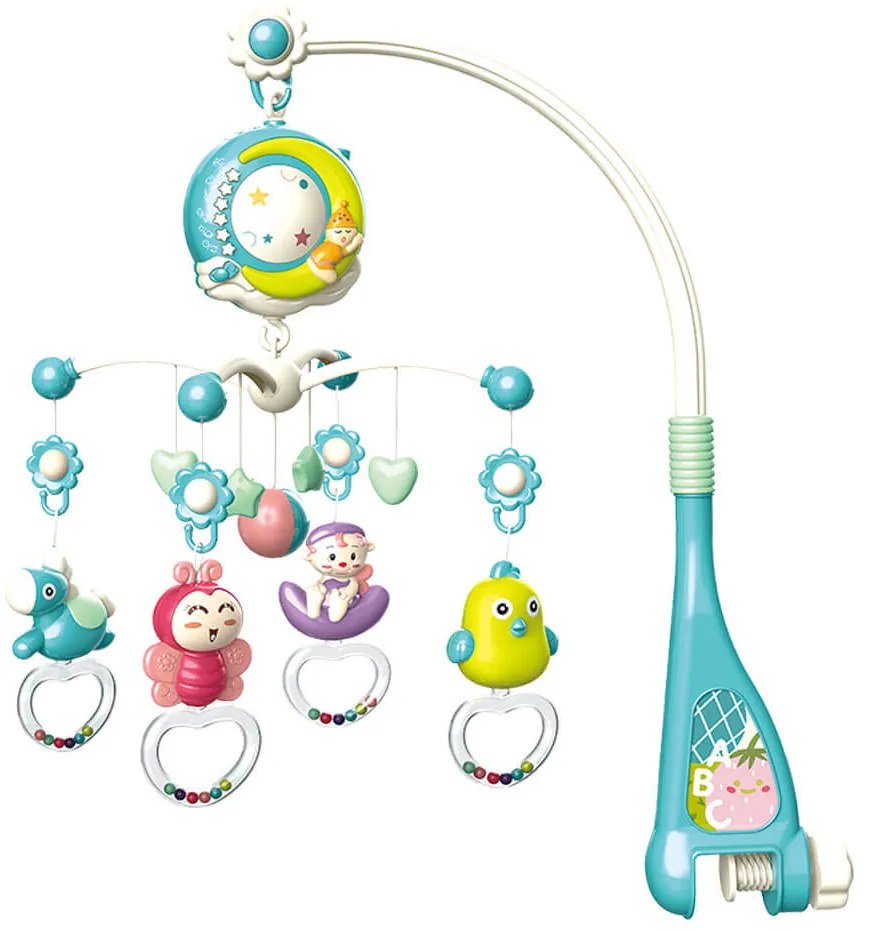 Μουσικό Μόμπιλε Με Προτζέκτορα Bebe Stars Moonlight 860-100