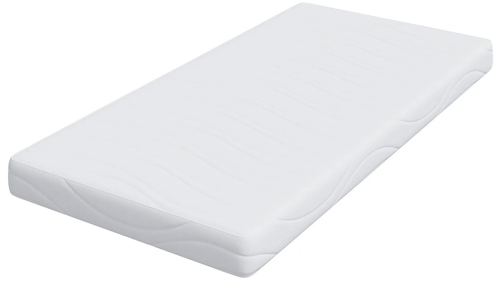 vidaXL Στρώματα Λευκό 100 x 200 cm 100% ύφασμα πολυεστέρα