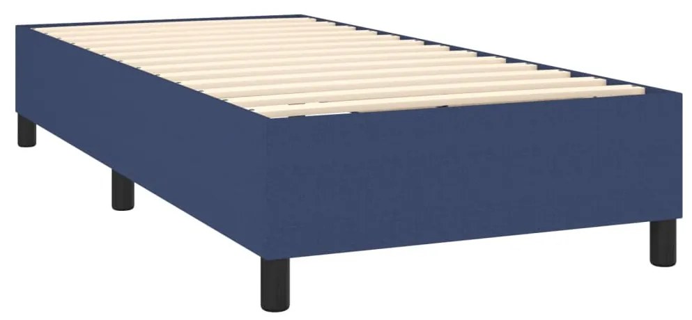 ΚΡΕΒΑΤΙ BOXSPRING ΜΕ ΣΤΡΩΜΑ ΜΠΛΕ 80X200 ΕΚ. ΥΦΑΣΜΑΤΙΝΟ 3141815