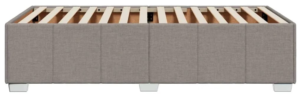 vidaXL Πλαίσιο Κρεβατιού Taupe 80x200 εκ. Υφασμάτινο