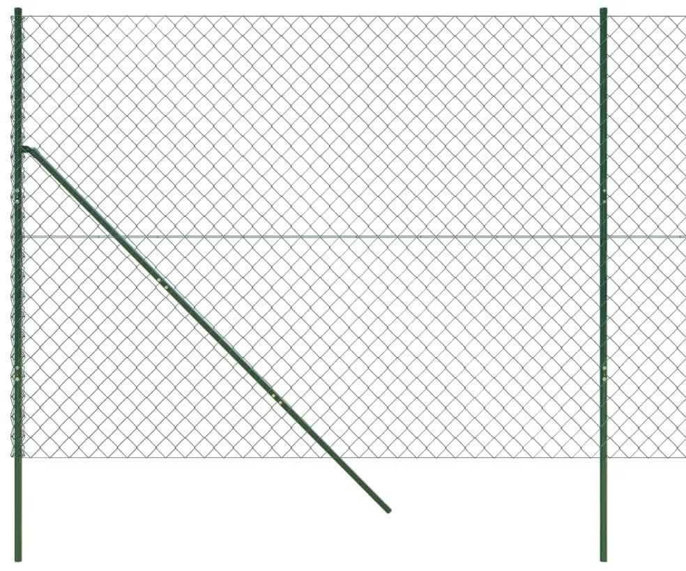vidaXL Συρματόπλεγμα Περίφραξης Πράσινο 2 x 10 μ.