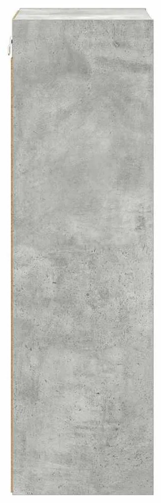 vidaXL Κρεμαστό ντουλάπι Σκυρόδεμα Γκρι 40 x 29,5 x 100 εκ.