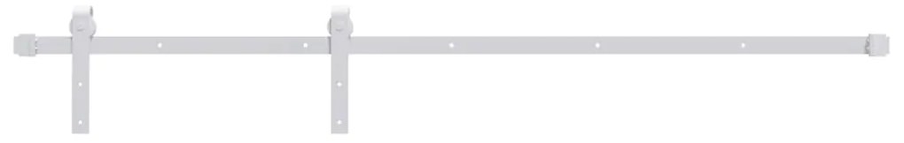 vidaXL Συρόμενη Μεσόπορτα με Μηχανισμό 85 x 210 εκ. Μασίφ Ξύλο Πεύκου