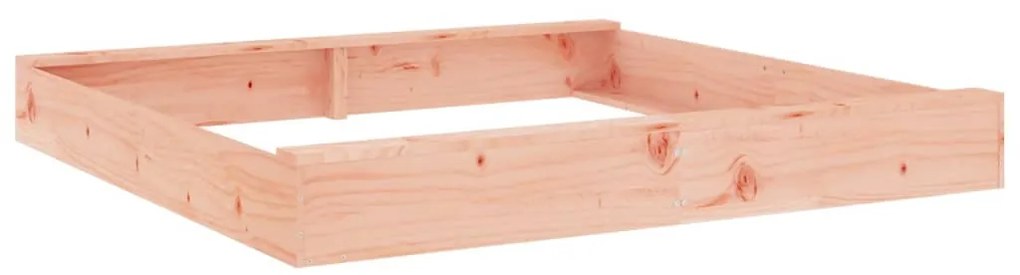 vidaXL Αμμοδόχος με Καθίσματα Τετράγωνη από Μασίφ Ξύλο Ψευδοτσούγκας