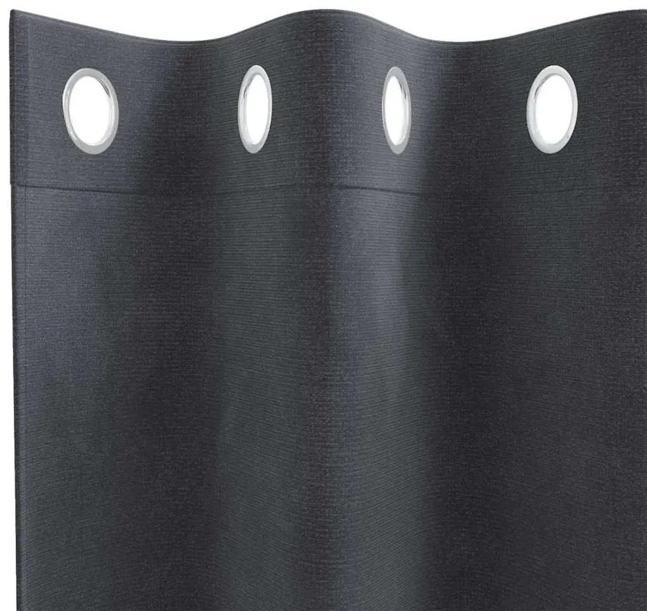 vidaXL Κουρτίνες με κουρτίνες 2 pcs Ανοιχτό γκρι 140 x 225 cm Βελούδο