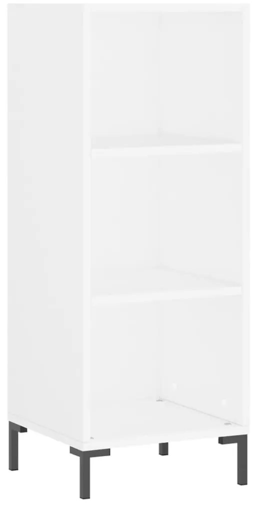 vidaXL Ντουλάπι Λευκό 34,5 x 34 x 180 εκ. από Επεξεργασμένο Ξύλο