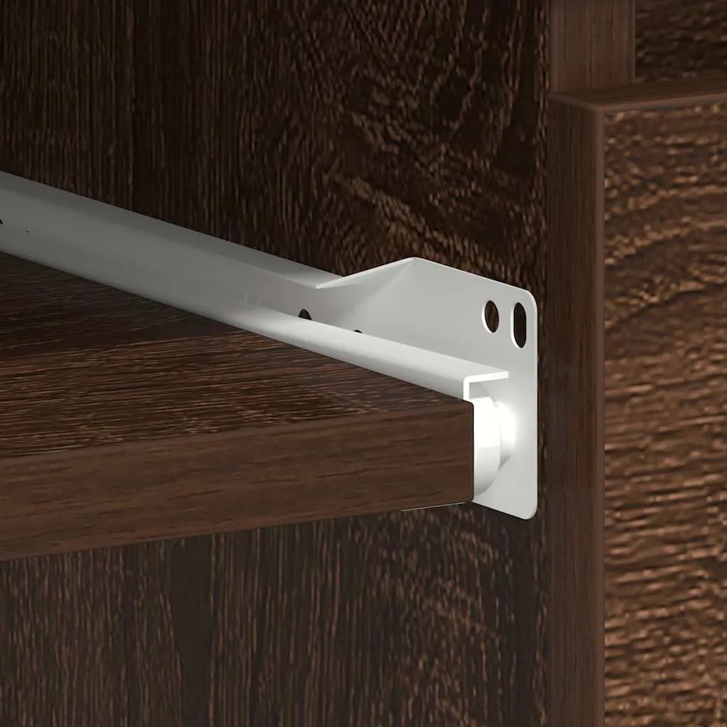 Γραφείο Καφέ Δρυς 90 x 45 x 76 εκ. από Επεξεργασμένο Ξύλο 815509