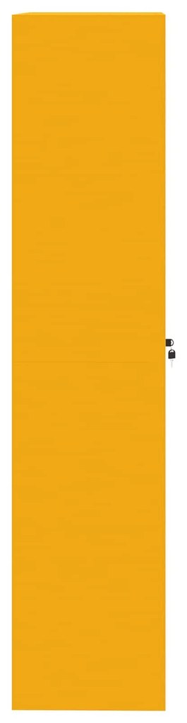 vidaXL Ντουλάπι αποθήκευσης 2 pcs Χαμομηλί κίτρινο 90 x 40 x 180 cm