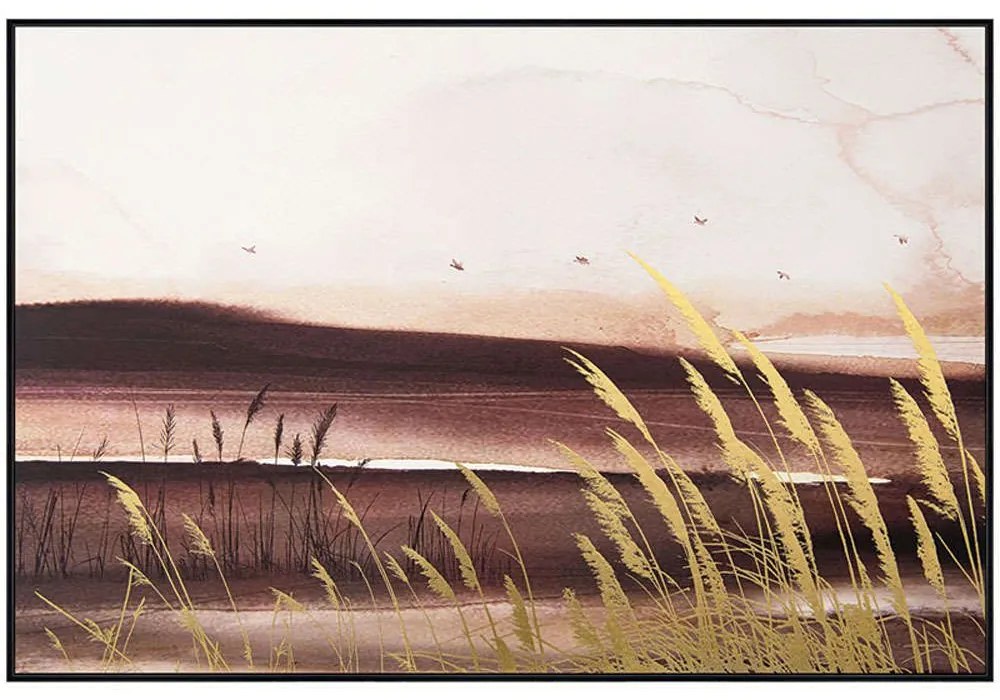 Πίνακας Καμβάς Pampas 15-00-23545 120x80cm Multi Marhome Οριζόντιοι Canvas